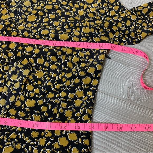 Derek Lam 10 Crosby Cascade Shift Dress With Bell Sleeves silk sz 2 - Picture 6 of 7